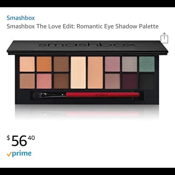 Smash Box - The Love Edit eyeshadow pallet - Picture 1 of 2